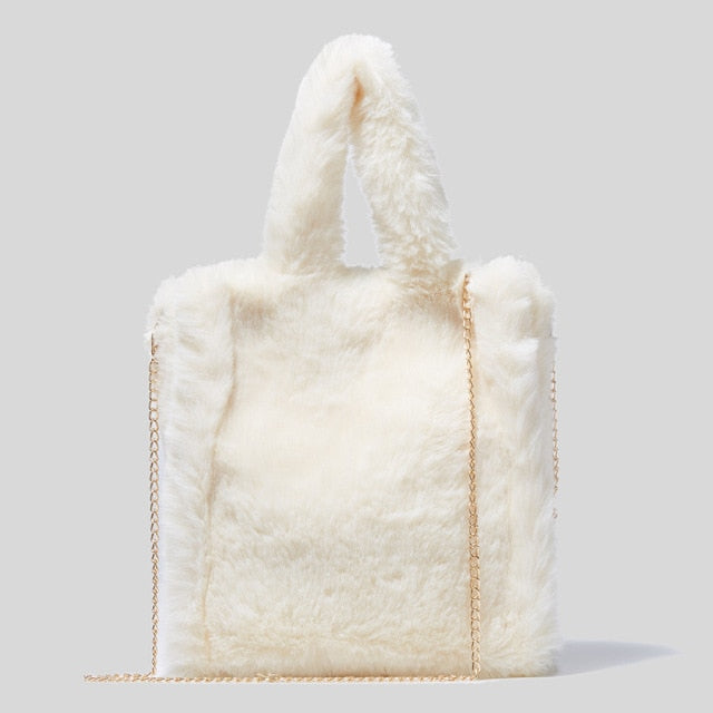 Faux Fur Crossbody Bag